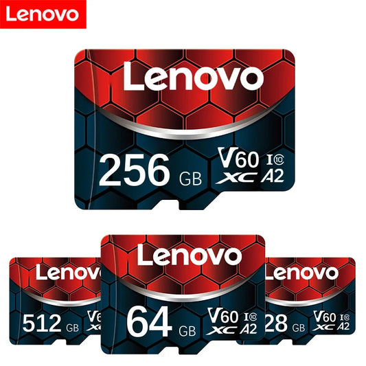 Cartão MicroSD Lenovo de Alta Performance – 128GB a 2TB | Ideal para Nintendo Switch, Smartphones e Computadores